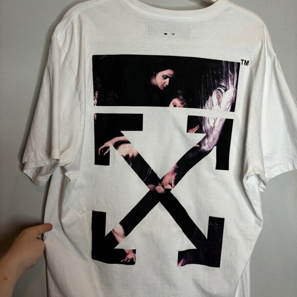 Off White Caravaggio Arrows Short Sleeve Over T-shirt - Picture 15 of 15